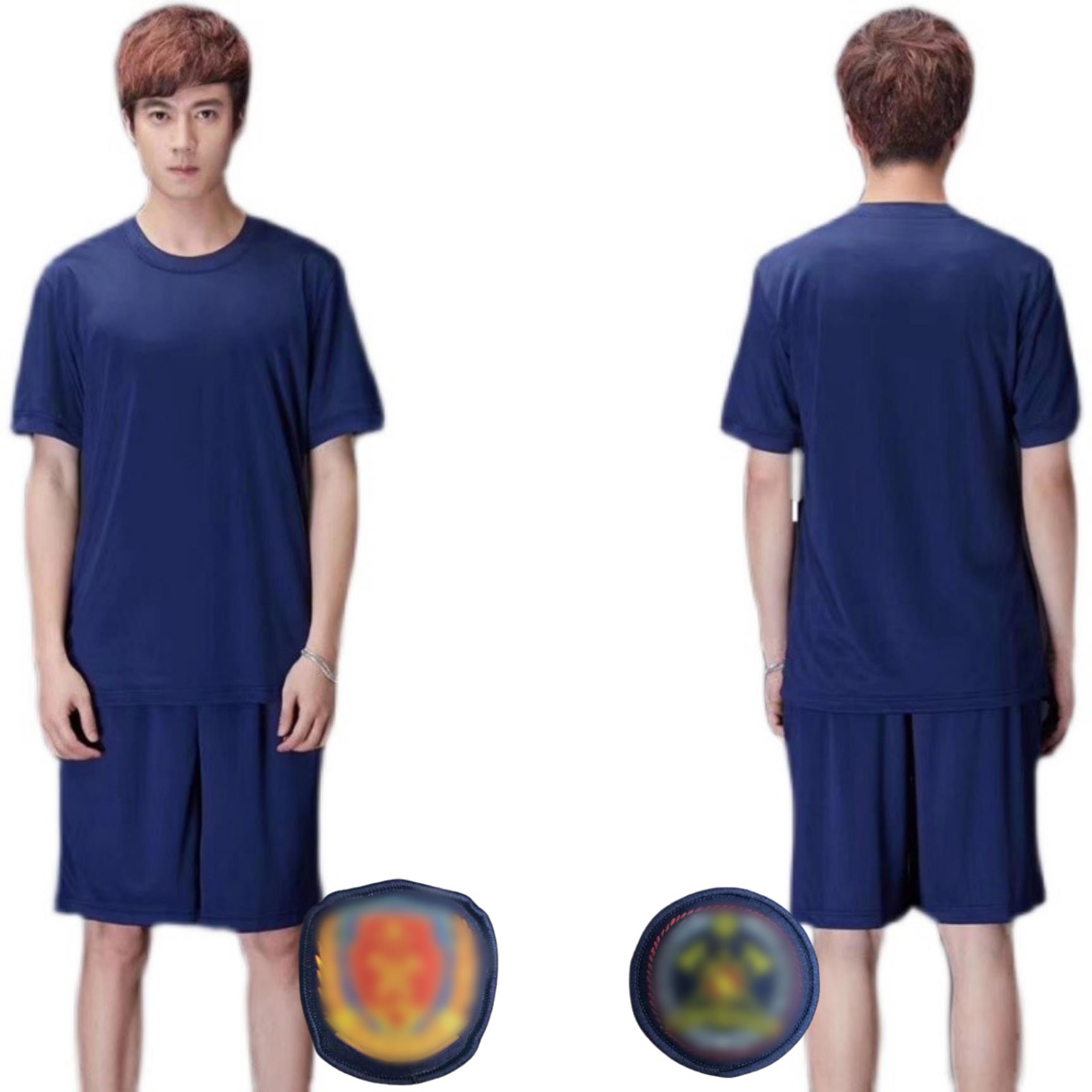 应急救援速干新体能训练服套装定制LOLG夏季健身运动短袖T恤短裤图片