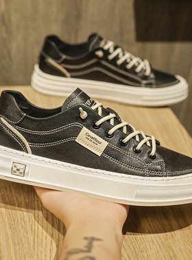 脚王KFT男鞋男鞋夏季2023新款休闲板鞋男款软底透气运动鞋子潮流