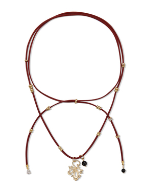 纳福金叶项链毛衣链轻奢高级感