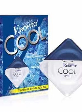 越南代购 Mentholatum/曼秀雷敦 V.ROHTO cool保湿人工 眼泪