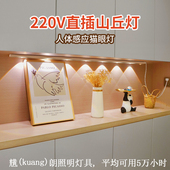 led插电人体感应灯带鞋 柜山丘灯入户柜衣柜酒柜波纹灯条