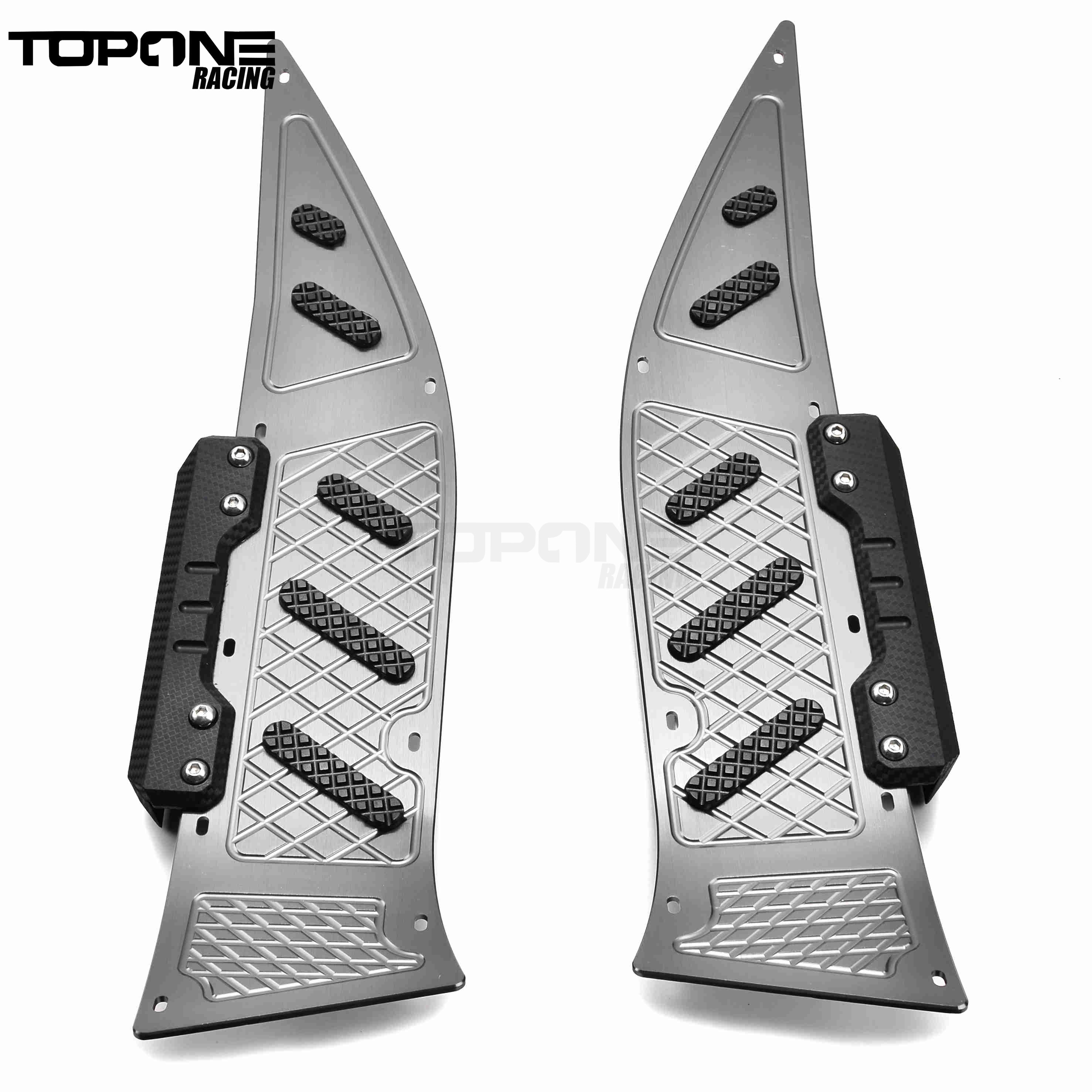 适用于雅马哈NVX155AEROX155 2019款改装铝合金CNC脚踏板脚踏垫