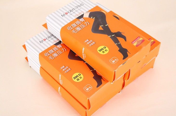 2件包邮 Modern Red当代红300D收腹提臀抗起球平板压力瘦腿连裤袜