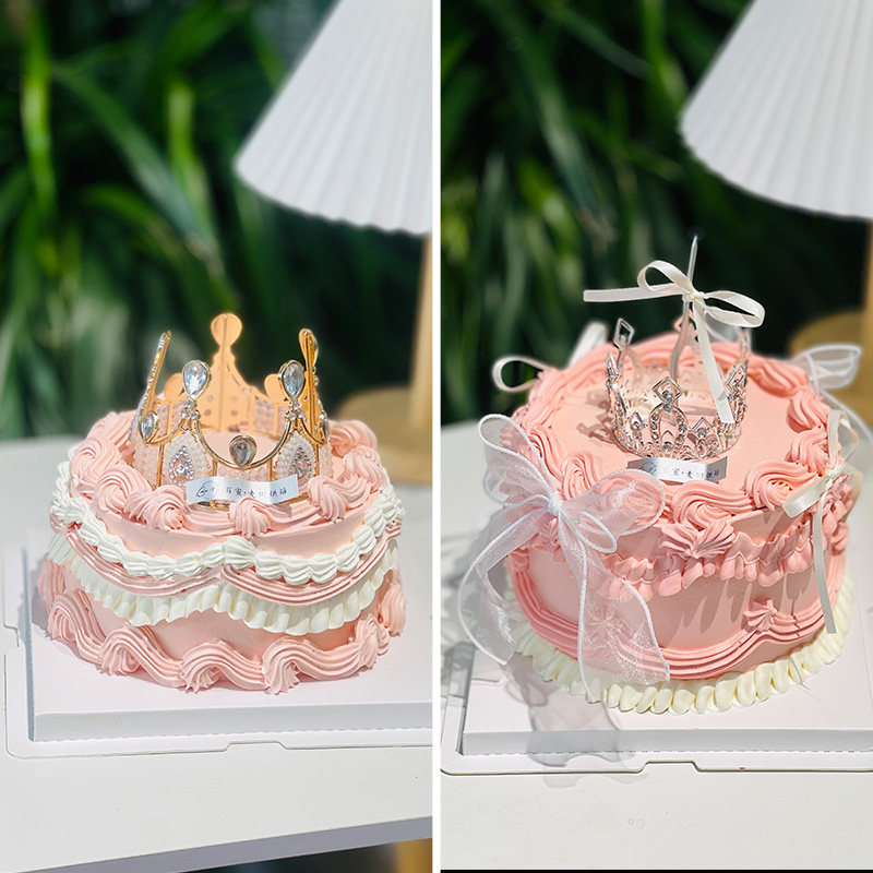 女士生日蛋糕动物奶油南京配送
