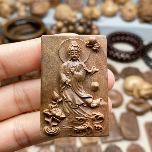 正宗迈索尔老山檀净水观音