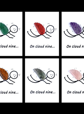 Oncloudnine疗愈30mm翅膀吊坠