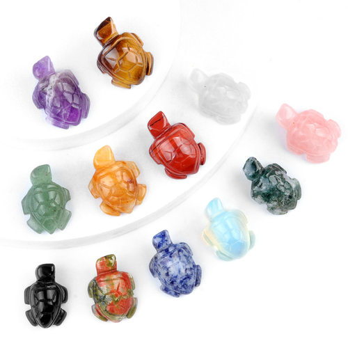 海龟天然水晶雕刻海洋动物小摆件