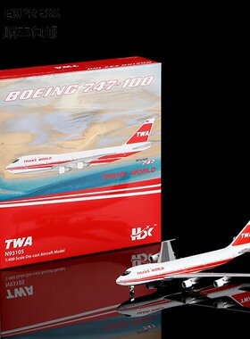 环球航空1400飞机模型B747-100