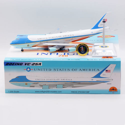 空军一号飞机模型合金VC-25A