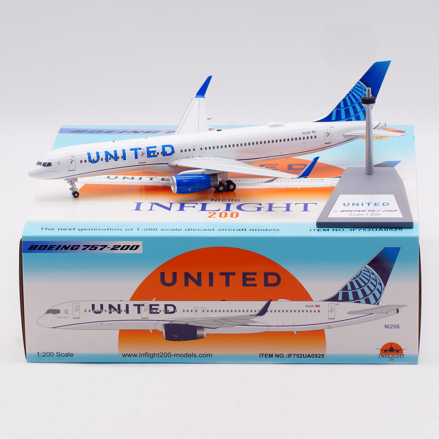 美国联合航空飞机模型B757-200