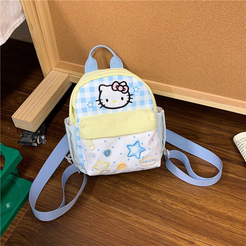 猫咪双肩包女孩可爱KT猫咪迷你小背包儿童书包可爱小学生出游包包