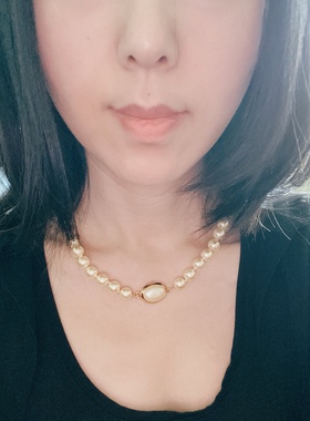 中古饰品首饰vintage Hobe & Majorca 珍珠项链