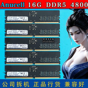 Anucel 16G DDR5内存4800 金士顿8G DDR4 2133台式机内存16GDDR3