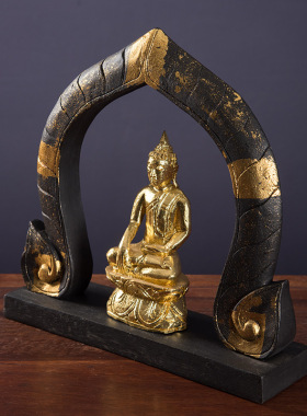 泰国工艺品创意复古创意佛像摆件