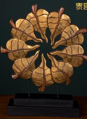 东南亚风格菩提树实木摆件