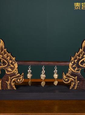 泰国进口泰式实木雕花装饰摆件