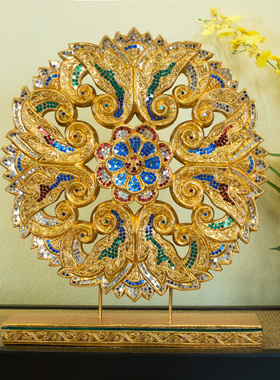 新泰宫装泰国东南亚风格装饰摆件