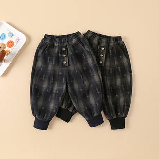 子2025新款 儿童洋气时髦休闲裤 男童裤 春秋款 潮 宝宝秋季 运动长裤