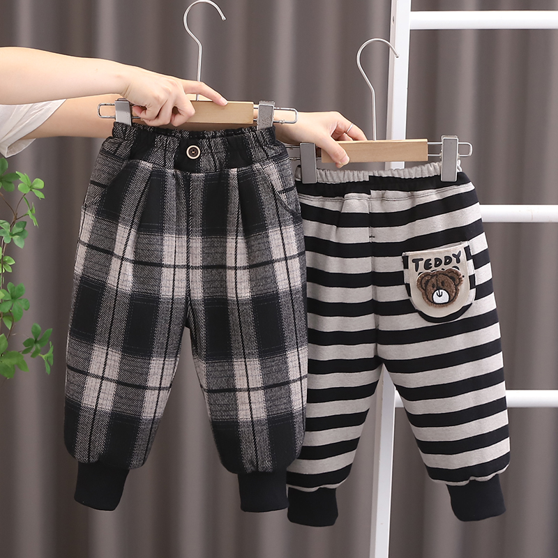 一条过冬棉裤男童夹棉保暖休闲裤