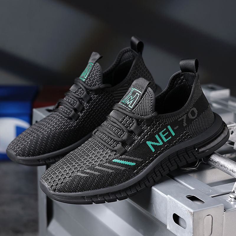 特大码2026夏季休闲运动鞋男款透气飞织鞋网面鞋子男鞋48潮流百搭