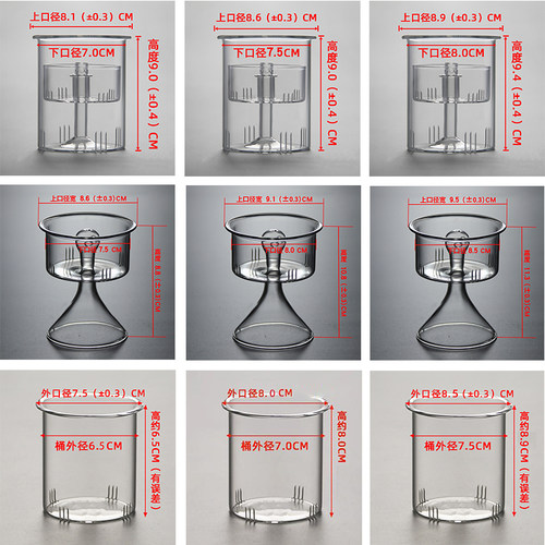 玻璃煮茶内胆茶壶煮茶器配件茶漏