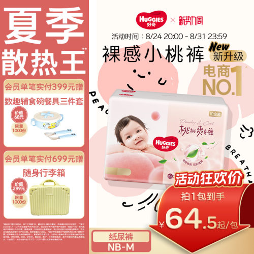 【夏季散热王】好奇小桃裤NB/S/M