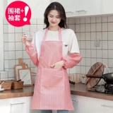 Фартук, комплект, водонепроницаемые нарукавники, комбинезон, 2 предмета