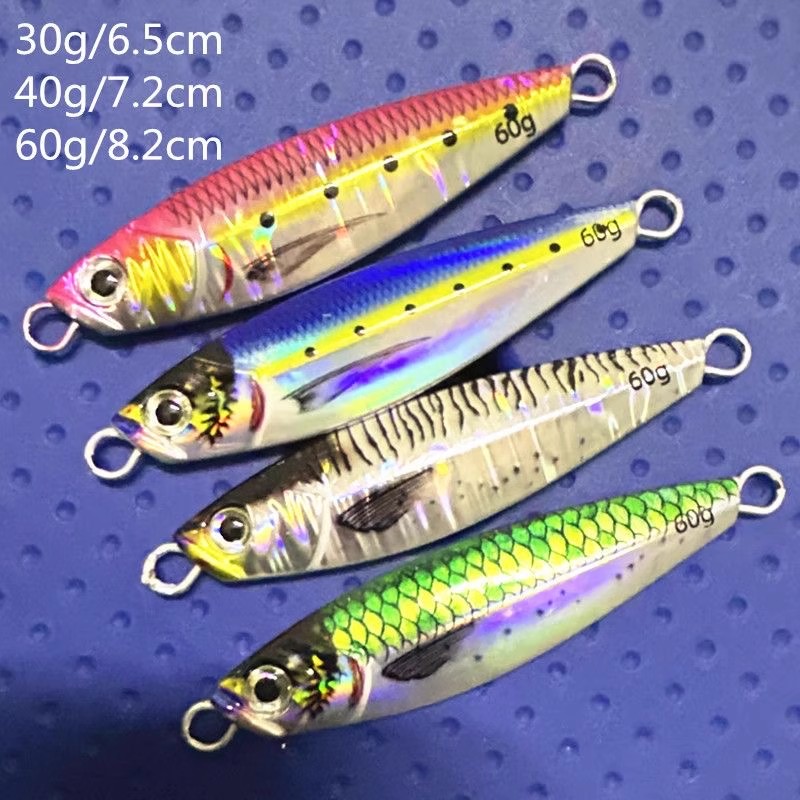 3d打印飘落铁板路亚饵30g-80g