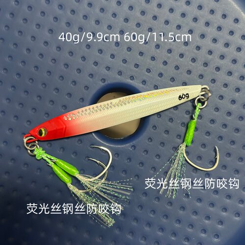 红头3D残鳞速沉铁板路亚饵海钓