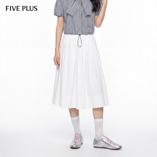 FIVEPLUS醋酸半身裙女秋季