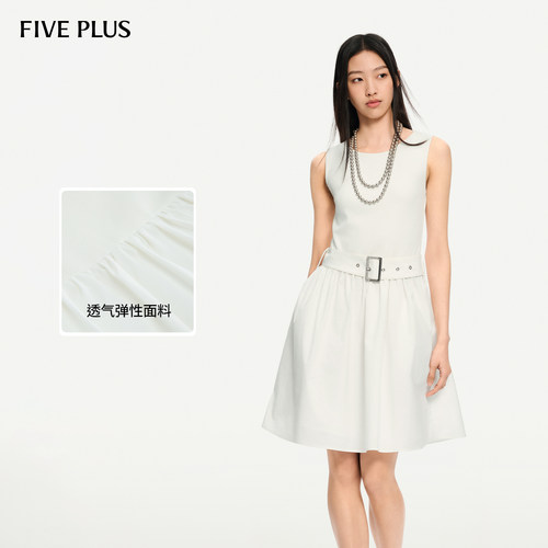 FIVEPLUS无袖显瘦约会连衣裙