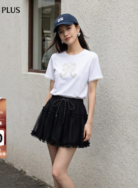 短袖少女感FivePlus蝴蝶结