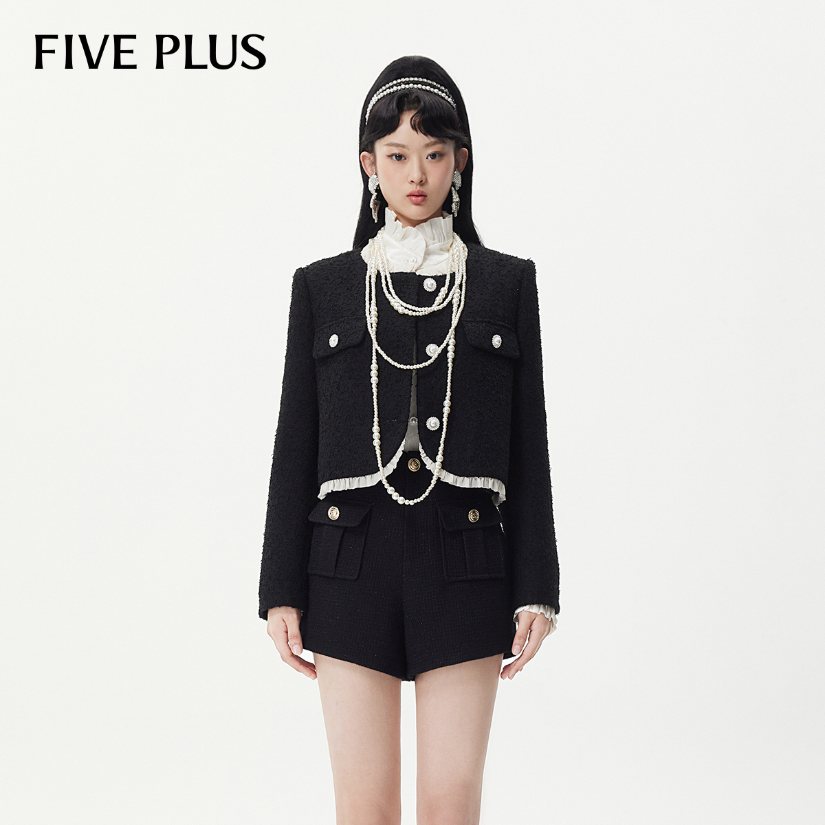 FivePlus小香风短上衣外套