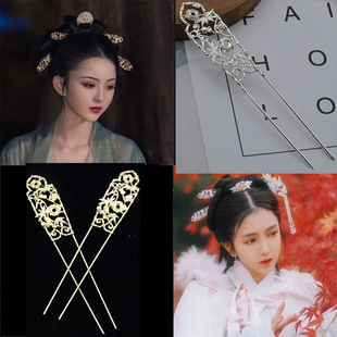 手工复古风发簪发钗汉服配饰凤头钗古装流苏步摇日常发饰