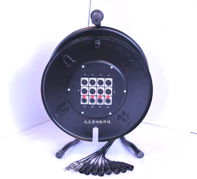 12路舞台小电缆车舞台信号缆调音台设备信号线手提灯光信号线缆车