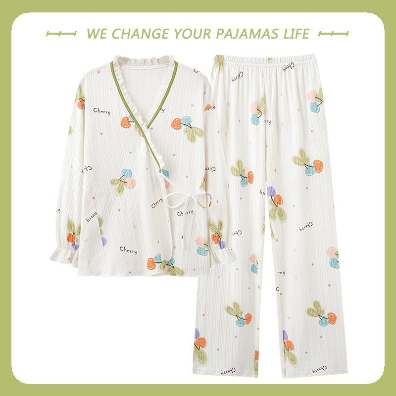 开衫月子服不起球不褪色