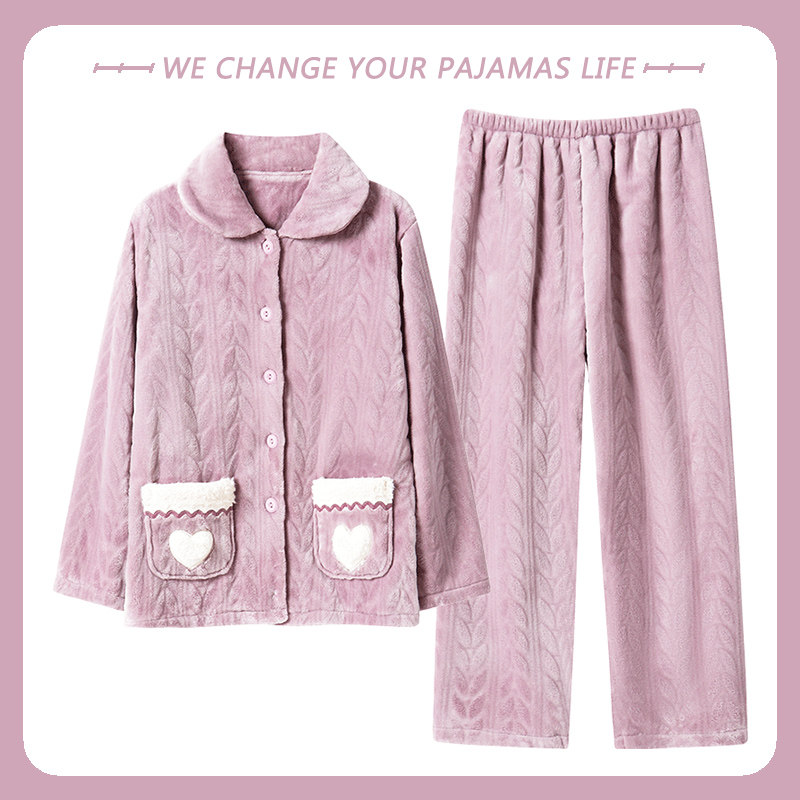 冬季法兰绒不起球不褪色女士