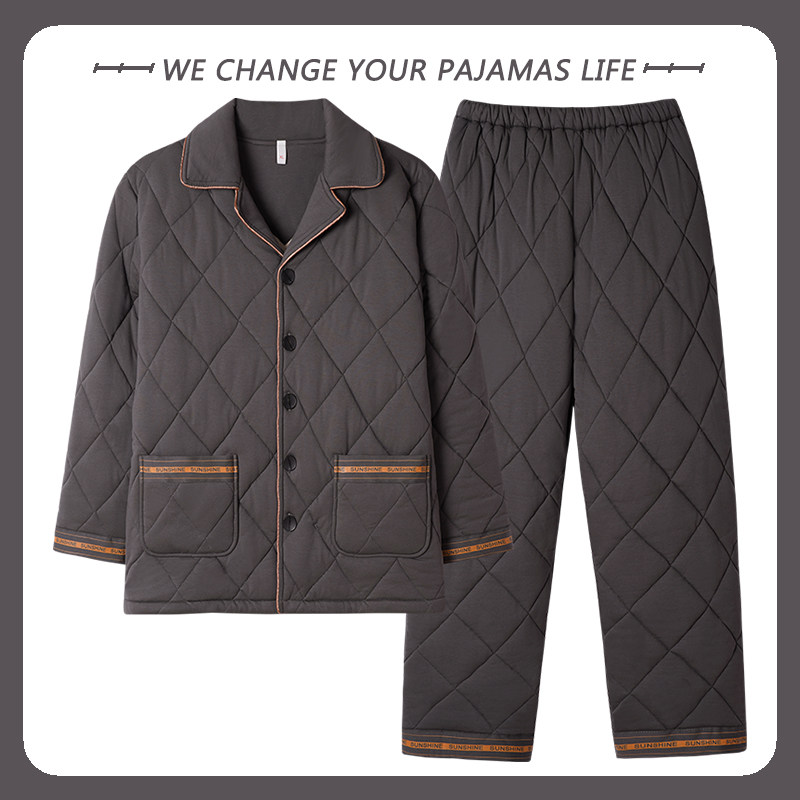 针织夹棉俞兆林不起球不褪色男