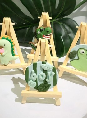 环创装饰材料创意木制迷你三角架