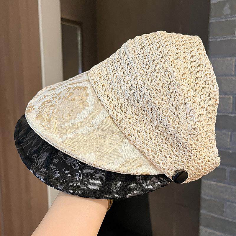 夏季户外防晒空顶帽挂口罩遮阳帽