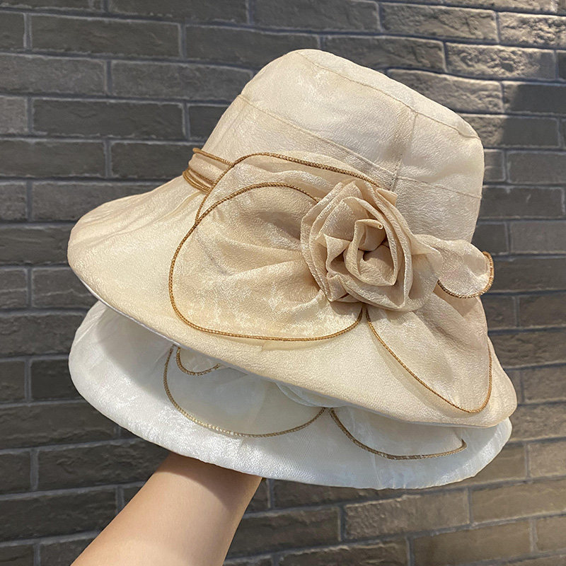 夏户外出游可折叠防晒遮阳渔夫帽