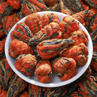 云南凤庆原产滇红百合宝塔红茶蜜香型花香金丝滇红茶百合花袋装