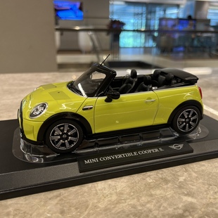 convertible 迷你原厂新款 18还原车模mini coopers敞篷汽车模型