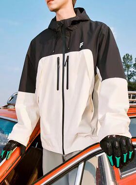 FILA FUSION斐乐潮牌2025新款情侣三合一摇粒绒外套羽绒服上衣