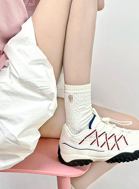 FILA 斐乐女鞋芭蕾鞋德训鞋运动鞋2025新款休闲鞋ECHAPPE