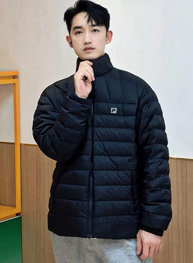 斐乐轻薄内胆FILA排骨羽绒服男2025新健身运动保暖外套内搭上衣