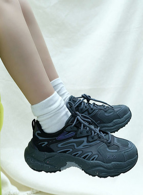 FILA斐乐蕨草鞋FERN女鞋2025秋冬户外老爹鞋男休闲厚底运动鞋子