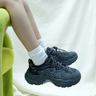 男休闲厚底运动鞋 2025秋冬户外老爹鞋 子 FERN女鞋 FILA斐乐蕨草鞋