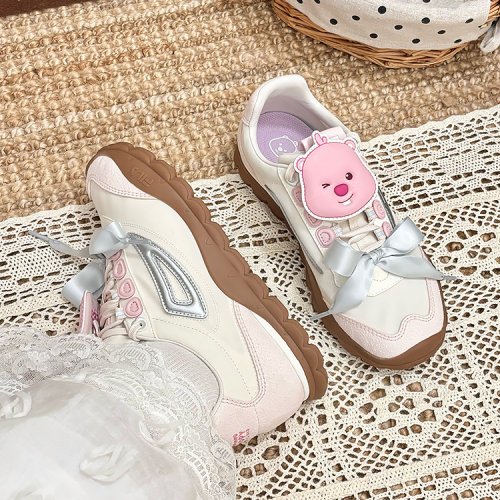 FILA FUSION x ZANMANG LOOPY 联名 BOBO BLING斐乐薄底板鞋女鞋