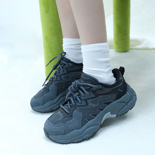 男休闲厚底运动鞋 2025秋冬户外老爹鞋 子 FERN女鞋 FILA斐乐蕨草鞋